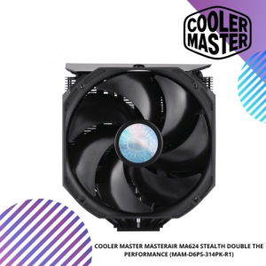 COOLER MASTER MASTERAIR MA624 STEALTH DOUBLE THE PERFORMANCE (MAM-D6PS-314PK-R1)