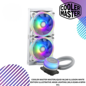 COOLER MASTER MASTERLIQUID ML240 ILLUSION WHITE EDITION ILLUSTRATIVE ARGB LIGHTING (MLX-D24M-A18PW-R1)