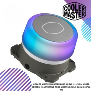COOLER MASTER MASTERLIQUID ML240 ILLUSION WHITE EDITION ILLUSTRATIVE ARGB LIGHTING (MLX-D24M-A18PW-R1)