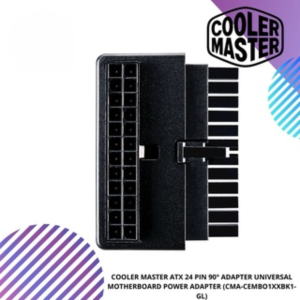 COOLER MASTER ATX 24 PIN 90° ADAPTER UNIVERSAL MOTHERBOARD POWER ADAPTER (CMA-CEMBO1XXBK1-GL)