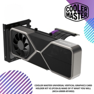 COOLER MASTER UNIVERSAL VERTICAL GRAPHICS CARD HOLDER KIT V2 (PCIE4.0) MAKE OF IT WHAT YOU WILL (MCA-U000R-KFVK02)