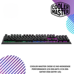 COOLER MASTER CK550 V2 Mechanical Gaming Keyboard (CK-550-GKTL1/CK-550-GKTM1/550-GKTR1-US)