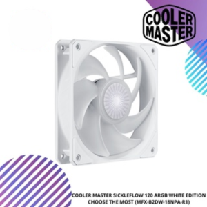 COOLER MASTER SICKLEFLOW 120 ARGB WHITE EDITION CHOOSE THE MOST (MFX-B2DW-18NPA-R1)