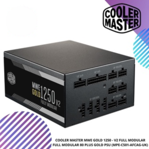 COOLER MASTER MWE GOLD 1250 - V2 FULL MODULAR FULL MODULAR 80 PLUS GOLD PSU (MPE-C501-AFCAG-UK)