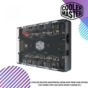 COOLER MASTER MASTERFAN ARGB AND PWM HUB GIVING YOU MORE FOR LESS (MFX-ZHNN-1NNN6-R1)