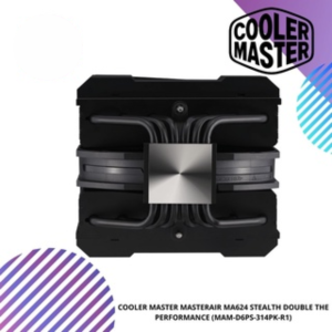 COOLER MASTER MASTERAIR MA624 STEALTH DOUBLE THE PERFORMANCE (MAM-D6PS-314PK-R1)
