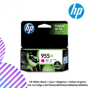 HP 955XL Black / Cyan / Magenta / Yellow Original Ink Cartridge (L0S72AA)(L0S63AA)(L0S66AA)(L0S69AA)