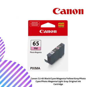 Canon CLI-65 Black/Cyan/Magenta/Yellow/Grey/Photo Cyan/Photo Magenta/Light Gray Original Ink Cartridge