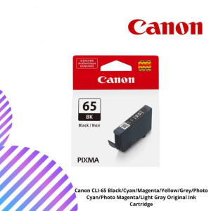 Canon CLI-65 Black/Cyan/Magenta/Yellow/Grey/Photo Cyan/Photo Magenta/Light Gray Original Ink Cartridge