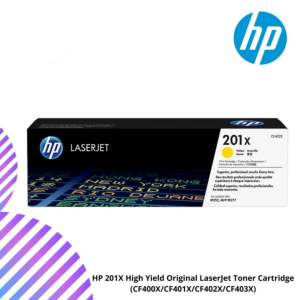HP 201X High Yield Original LaserJet Toner Cartridge (CF400X/CF401X/CF402X/CF403X)