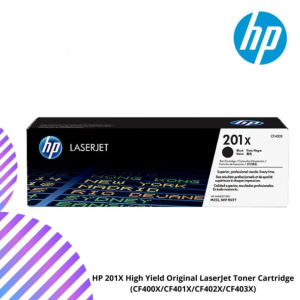HP 201X High Yield Original LaserJet Toner Cartridge (CF400X/CF401X/CF402X/CF403X)