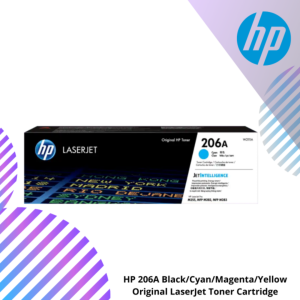 HP 206A Black/Cyan/Magenta/Yellow Original LaserJet Toner  (W2110A / W2111A / W2112A / W2113A)