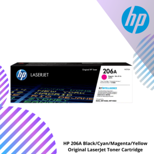 HP 206A Black/Cyan/Magenta/Yellow Original LaserJet Toner  (W2110A / W2111A / W2112A / W2113A)