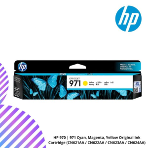 HP 970 | 971 Cyan, Magenta, Yellow Original Ink Cartridge (CN621AA / CN622AA / CN623AA / CN624AA)