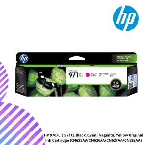 HP 970XL | 971XL Black, Cyan, Magenta, Yellow Original Ink Cartridge (CN625AA/CN626AA/CN627AA/CN628AA)