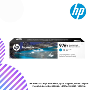 HP 976Y Extra High Yield Black, Cyan, Magenta, Yellow Original PageWide Cartridge (L0R08A / L0R05A / L0R06A / L0R07A)