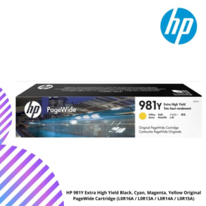 HP 981Y Extra High Yield Black, Cyan, Magenta, Yellow Original PageWide Cartridge (L0R16A / L0R13A / L0R14A / L0R15A)