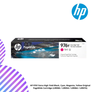 HP 976Y Extra High Yield Black, Cyan, Magenta, Yellow Original PageWide Cartridge (L0R08A / L0R05A / L0R06A / L0R07A)