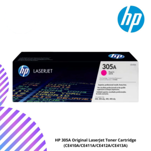 HP 305A Original LaserJet Toner Cartridge (CE410A/CE411A/CE412A/CE413A)