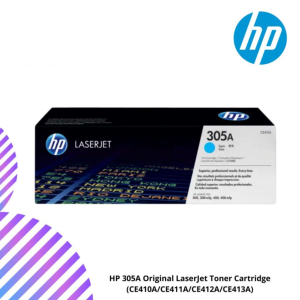 HP 305A Original LaserJet Toner Cartridge (CE410A/CE411A/CE412A/CE413A)