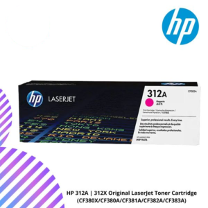 HP 312A | 312X Original LaserJet Toner Cartridge (CF380X/CF380A/CF381A/CF382A/CF383A)