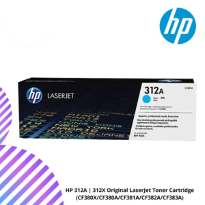 HP 312A | 312X Original LaserJet Toner Cartridge (CF380X/CF380A/CF381A/CF382A/CF383A)