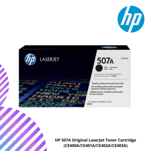 HP 507A Original LaserJet Toner Cartridge (CE400A/CE401A/CE402A/CE403A)