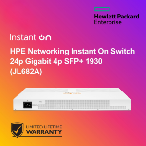 HPE Networking Instant On Switch 24p Gigabit 4p SFP+ 1930 (JL682A)