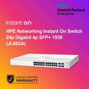 HPE Networking Instant On Switch 24p Gigabit 4p SFP+ 1930 (JL682A)