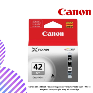 Canon CLI-42 Black / Cyan / Magenta / Yellow / Photo Cyan / Photo Magenta / Grey / Light Grey Ink Cartridge