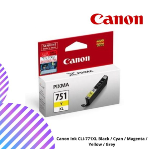 Canon Ink CLI-771XL Black / Cyan / Magenta / Yellow / Grey