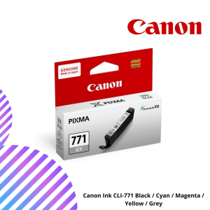 Canon Ink CLI-771 Black / Cyan / Magenta / Yellow / Grey