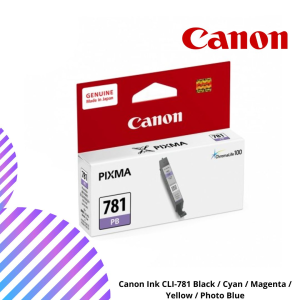 Canon Ink CLI-781 Black / Cyan / Magenta / Yellow / Photo Blue