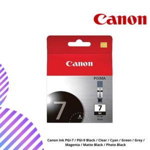 Canon Ink PGI-7 / PGI-9 Black / Clear / Cyan / Green / Grey / Magenta / Matte Black / Photo Black