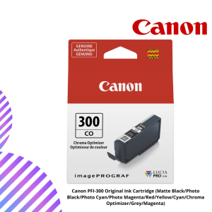 Canon PFI-300 Original Ink Cartridge (Matte Black/Photo Black/Photo Cyan/Photo Magenta/Red/Yellow/Cyan/Chroma Optimizer/Grey/Magenta)