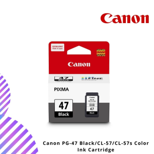 Canon PG-47 Black/CL-57/CL-57s Color Ink Cartridge