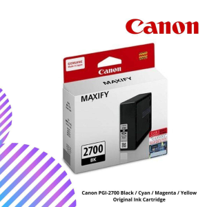 Canon PGI-2700 Black / Cyan / Magenta / Yellow Original Ink Cartridge