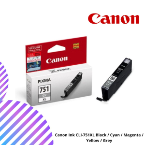 Canon Ink CLI-751XL Black / Cyan / Magenta / Yellow / Grey