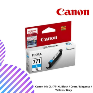 Canon Ink CLI-771XL Black / Cyan / Magenta / Yellow / Grey