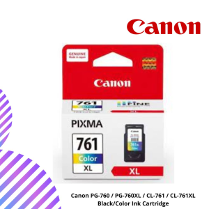 Canon PG-760 / PG-760XL / CL-761 / CL-761XL Black/Color Ink Cartridge