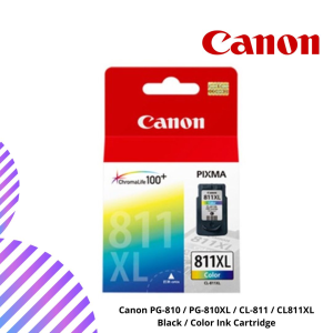 Canon PG-810 / PG-810XL / CL-811 / CL-811XL Black / Color Ink Cartridge