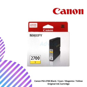 Canon PGI-2700 Black / Cyan / Magenta / Yellow Original Ink Cartridge