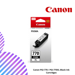 Canon PGI-770 / PGI-770XL Black Ink Cartridges