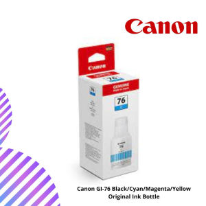 Canon GI-76 Black/Cyan/Magenta/Yellow Original Ink Bottle