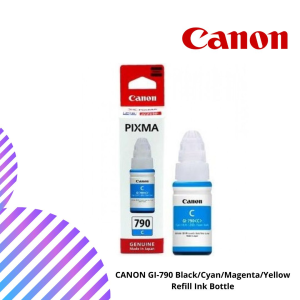 CANON GI-790 Black/Cyan/Magenta/Yellow Refill Ink Bottle