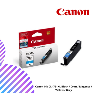 Canon Ink CLI-751XL Black / Cyan / Magenta / Yellow / Grey
