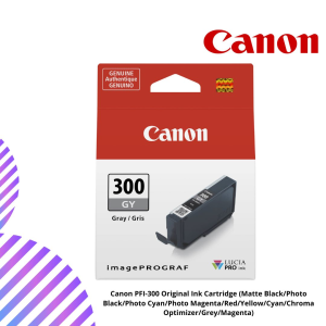 Canon PFI-300 Original Ink Cartridge (Matte Black/Photo Black/Photo Cyan/Photo Magenta/Red/Yellow/Cyan/Chroma Optimizer/Grey/Magenta)