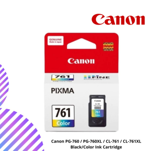 Canon PG-760 / PG-760XL / CL-761 / CL-761XL Black/Color Ink Cartridge