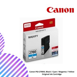 Canon PGI-2700XL Black / Cyan / Magenta / Yellow Original Ink Cartridge