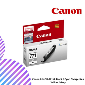 Canon Ink CLI-771XL Black / Cyan / Magenta / Yellow / Grey